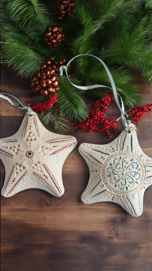 Starfish Christmas Ornament