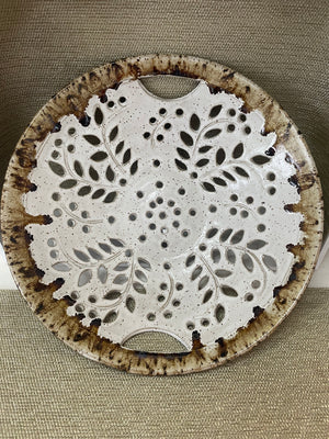 White Speckle and Sandstone Colander